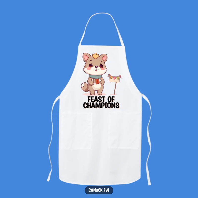 Funny Proud Animal Banner Apron - Celebrate Culinary Wins