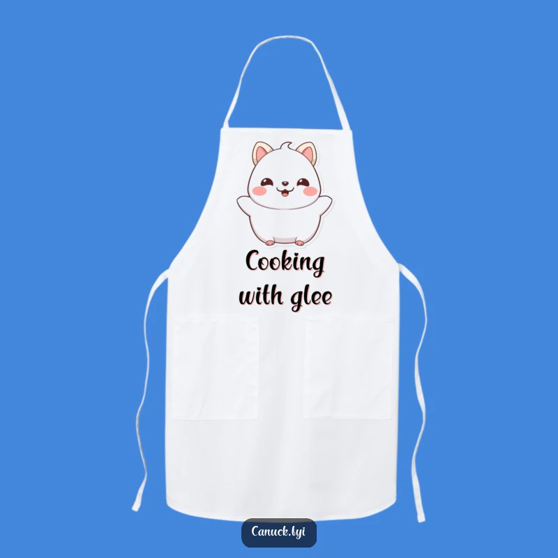 Funny Chubby Cat Apron: Cooking with Pride & Happiness, Chef Gift