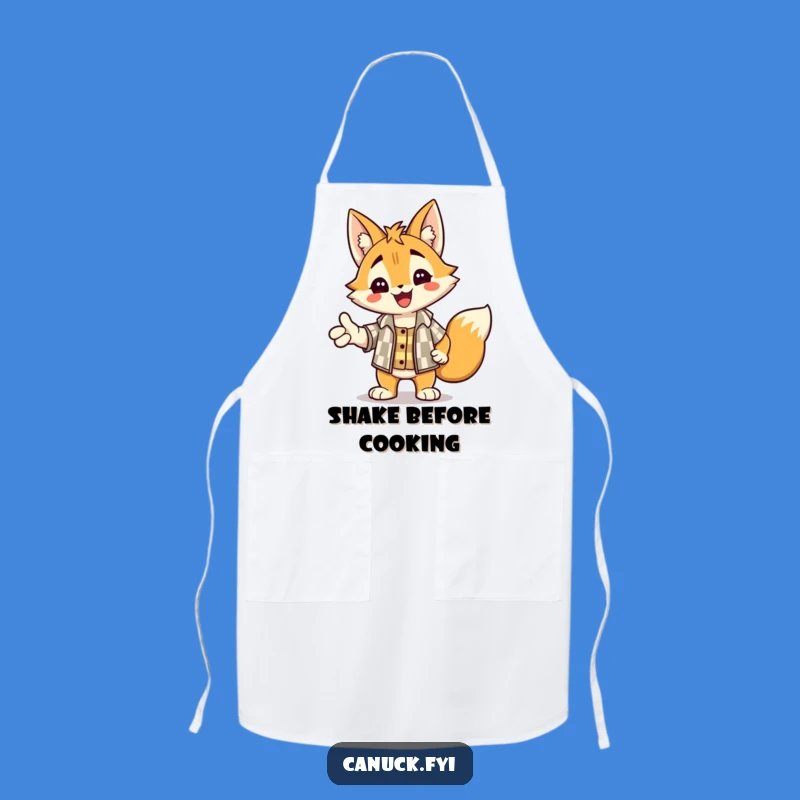 Funny Lynx Handshake Apron - Checkered Shirt Kitchen Wear for Friendly Cooks