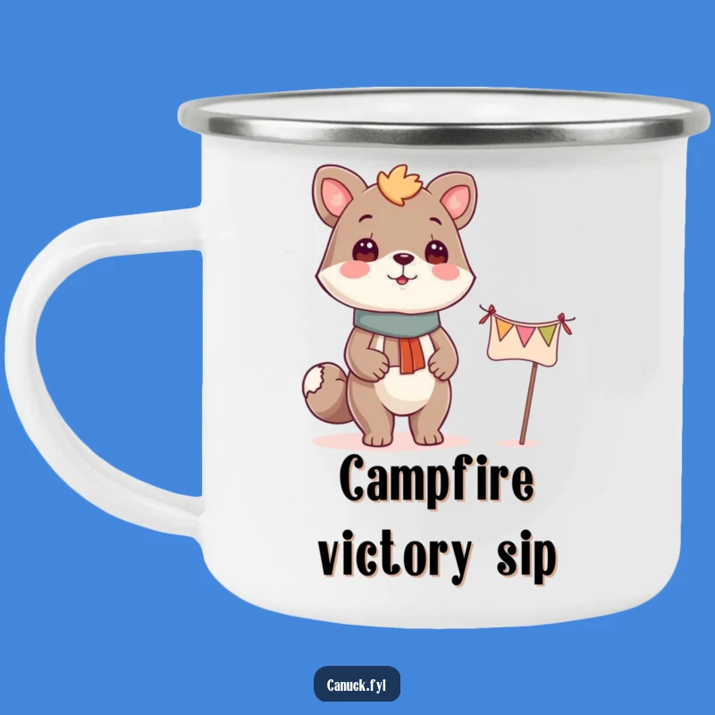 Funny Proud Animal Banner Camping Mug - Celebrate on the Go