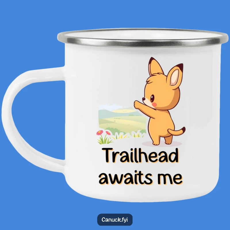 Funny Animal Pointing Camping Mug - Explore with Every Sip
