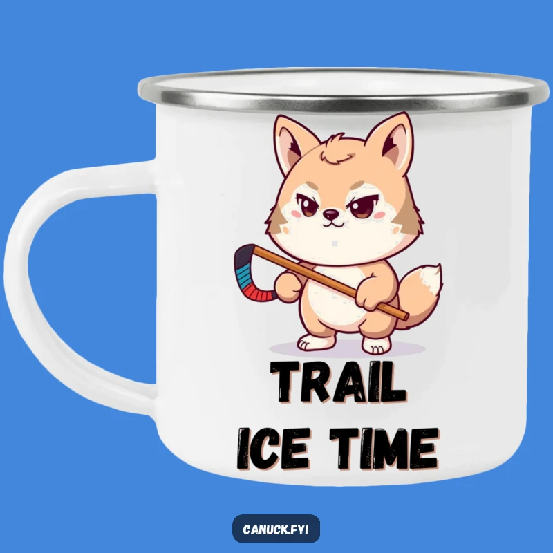 Funny Hockey Camping Mug - Determined Pal, Outdoor Adventure Gift