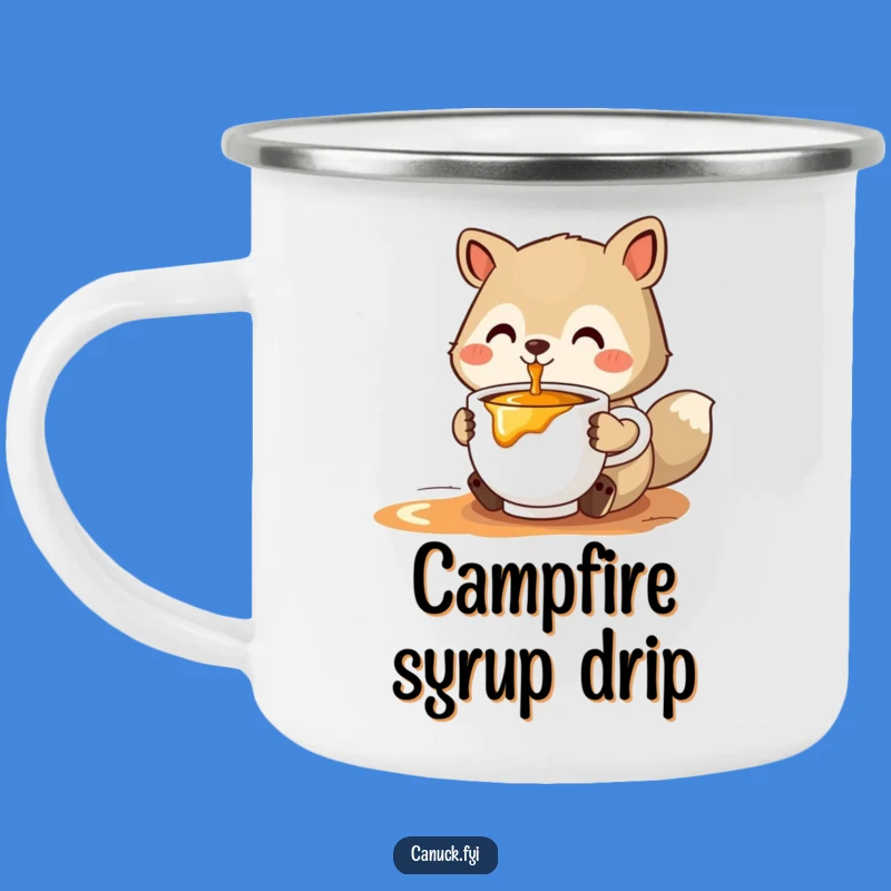 Funny Maple Syrup Animal Camping Mug - Sweet Adventures - Unique Funny Gift