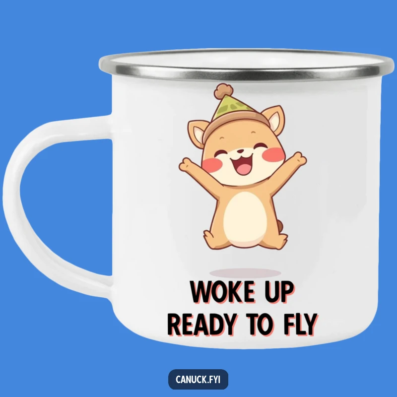 Funny Toque Animal Leap Camping Mug - Outdoor Joyful Gift