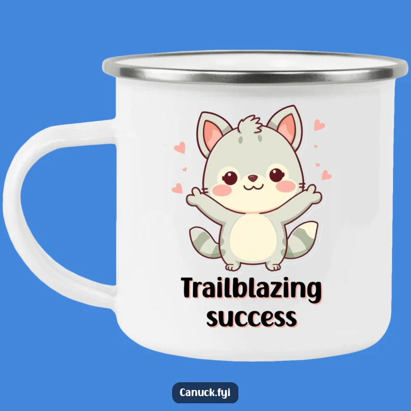 Funny Cute Dog Camping Mug: Celebrate Outdoors with a Festive Gesture