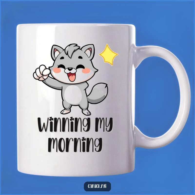 Funny Animal Fist Pump Mug - Perfect Gift for Go-Getters