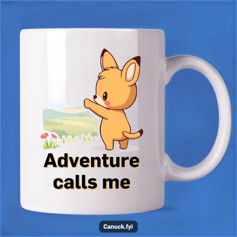 Funny Animal Pointing Mug - Perfect Gift for Explorers