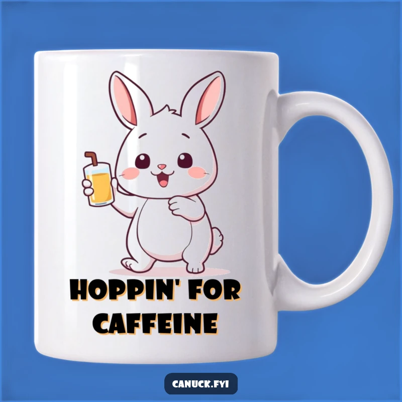 Funny Bouncing Rabbit Pint Mug - Hilarious Thirsty Bunny Gift for Beer Lovers