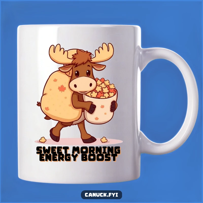 Funny Moose Mug: Clumsy Candies Carrier, Sweet Humor, Perfect Gift for Snack Lovers