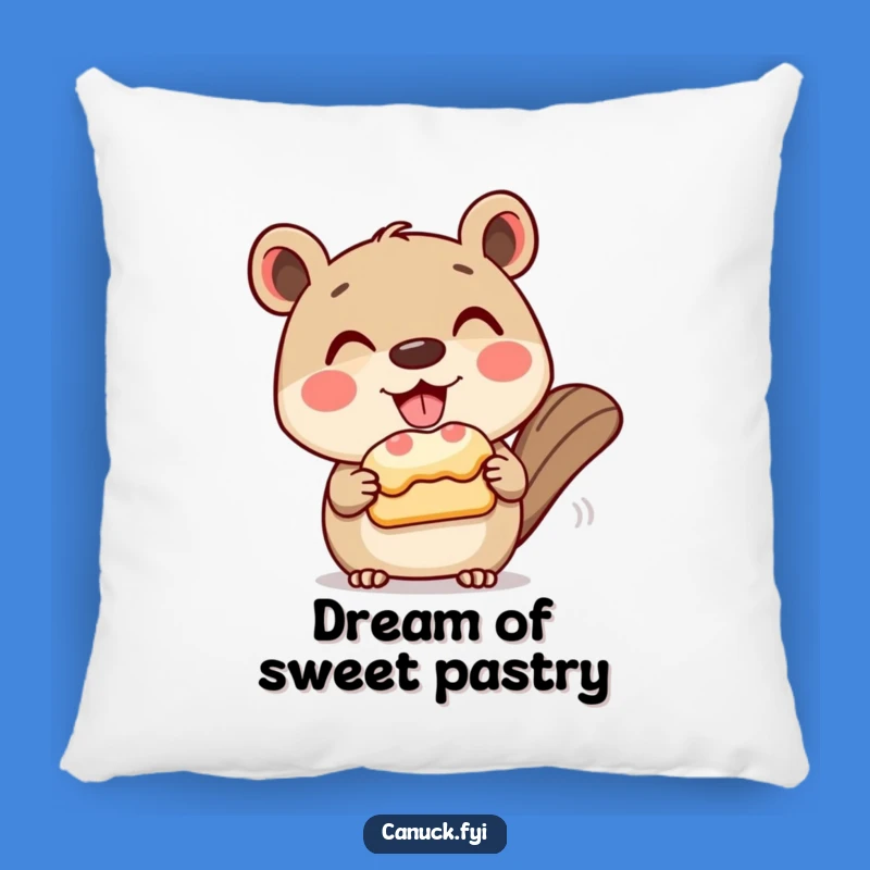 Funny Pastry Animal Pillow, Cozy Gift for Sweet Dreams