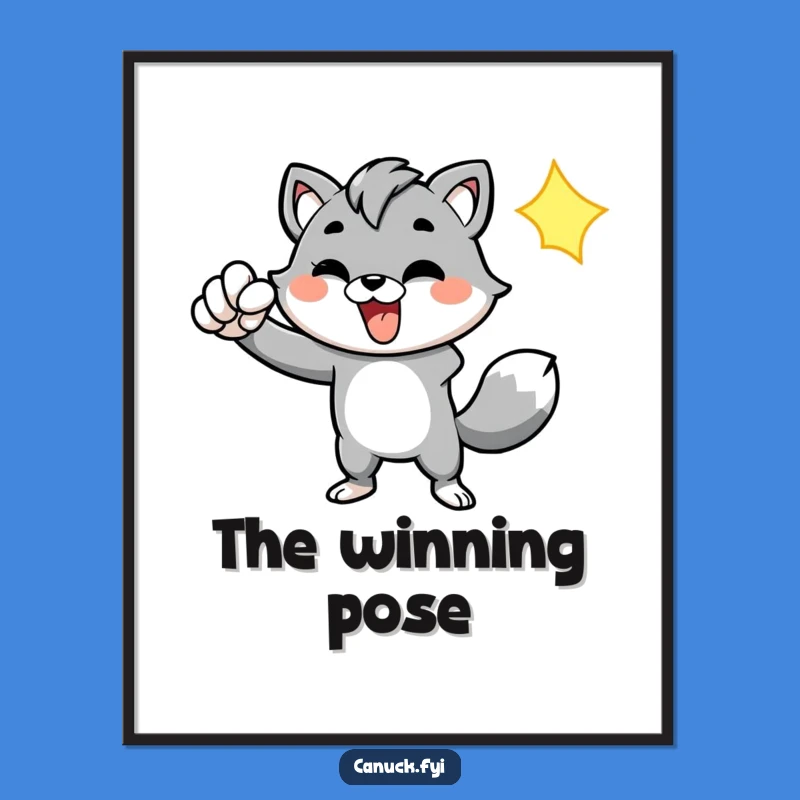 Funny Animal Fist Pump Digital Art - Instant Motivating Decor