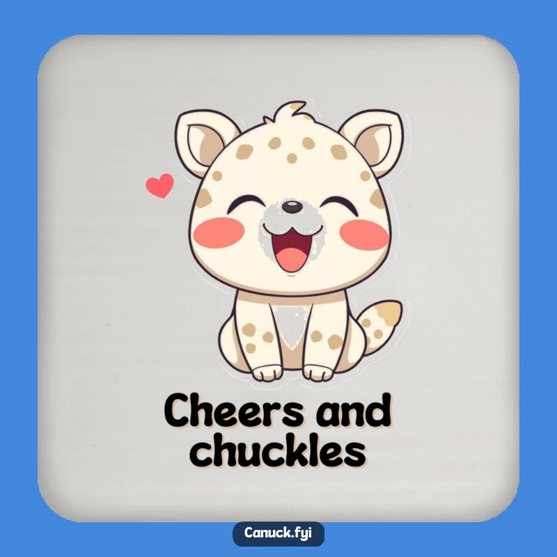 Funny Animal Laughing Coaster - Protect Surfaces with Joy