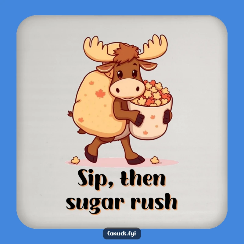 Funny Moose Coasters: Protect Surfaces, Clumsy Candy Design, Humorous Table Gift