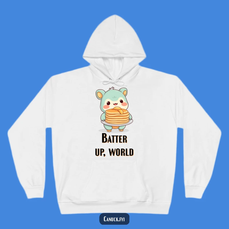 Funny Pancake Creature Hoodie: Cozy Comfort with a Warm, Smiling Offer!