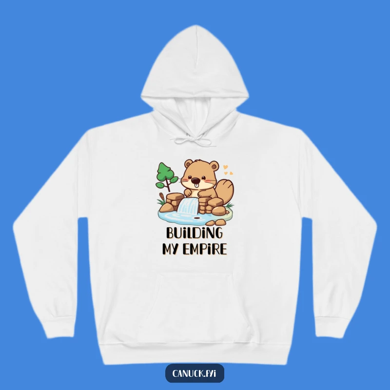 Funny Beaver Dam Builder Hoodie: Cozy Up with Playful Construction!