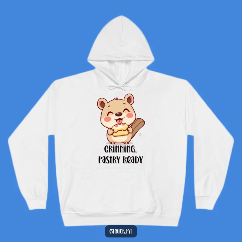 Funny Pastry Animal Hoodie, Cozy Gift for Sweet Comfort