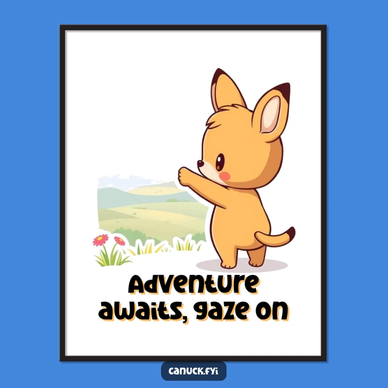 Free Printable Curious Animal Wall Art - Funny Scenic Downloadable Decor