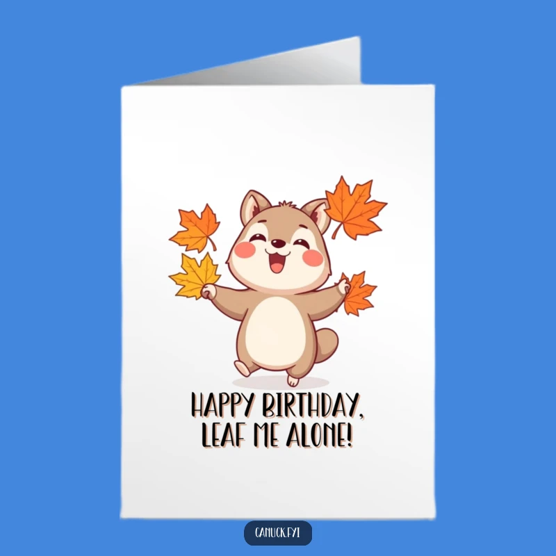 Free Printable Birthday Card: Joyful Juggler Animal, Fun DIY Downloadable Gift!