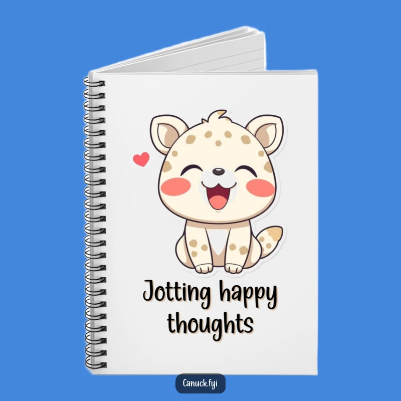 Funny Animal Laughing Notebook - Jot Down Your Happiest Thoughts
