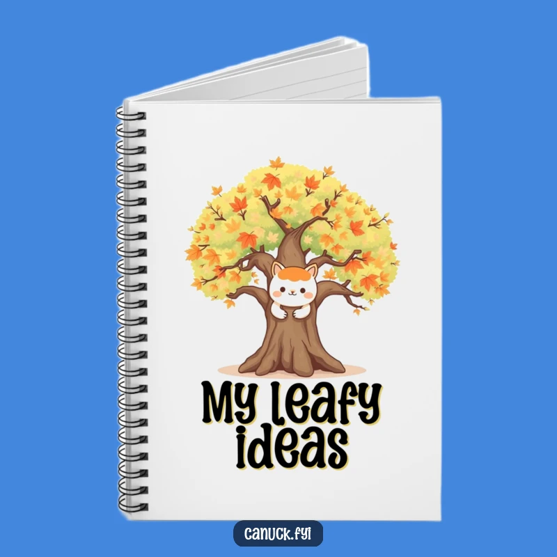 Funny Maple Tree Notebook: Animal Hug Journal, Nature Gift