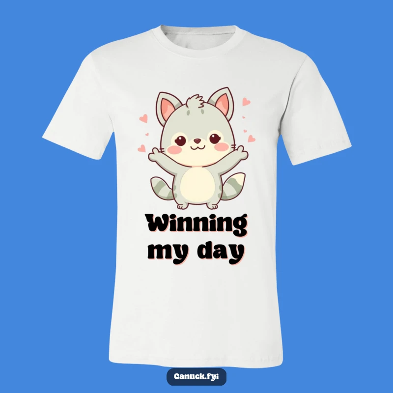 Funny Cute Dog T-Shirt: Celebrate Life with a Funny Gesture