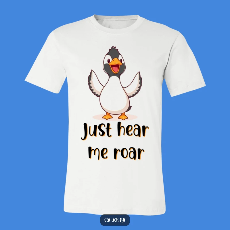Funny Joyful Loon T-Shirt - Expressive Bird Call Tee, Ideal Funny Gift!