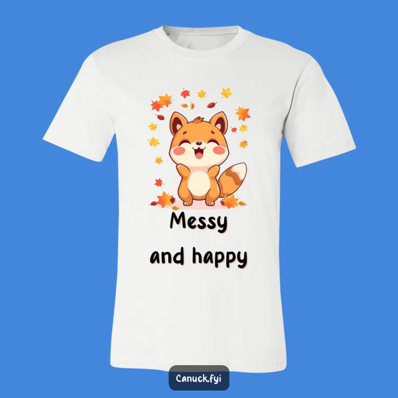 Funny Happy Animal Maple Seed T-Shirt - Wear Autumn's Joy