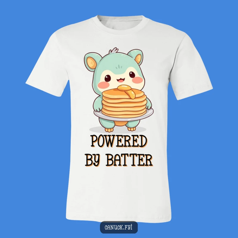 Funny Pancake Creature T-Shirt: Share a Smile, Wear the Deliciousness!