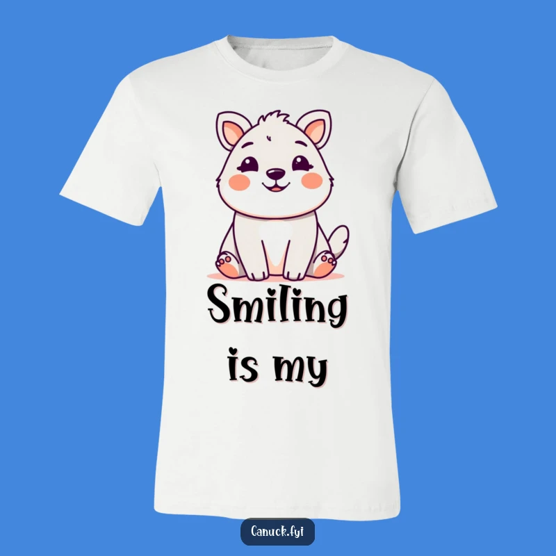 Funny Cute Animal Grin T-Shirt: Wearable Happiness and Humor