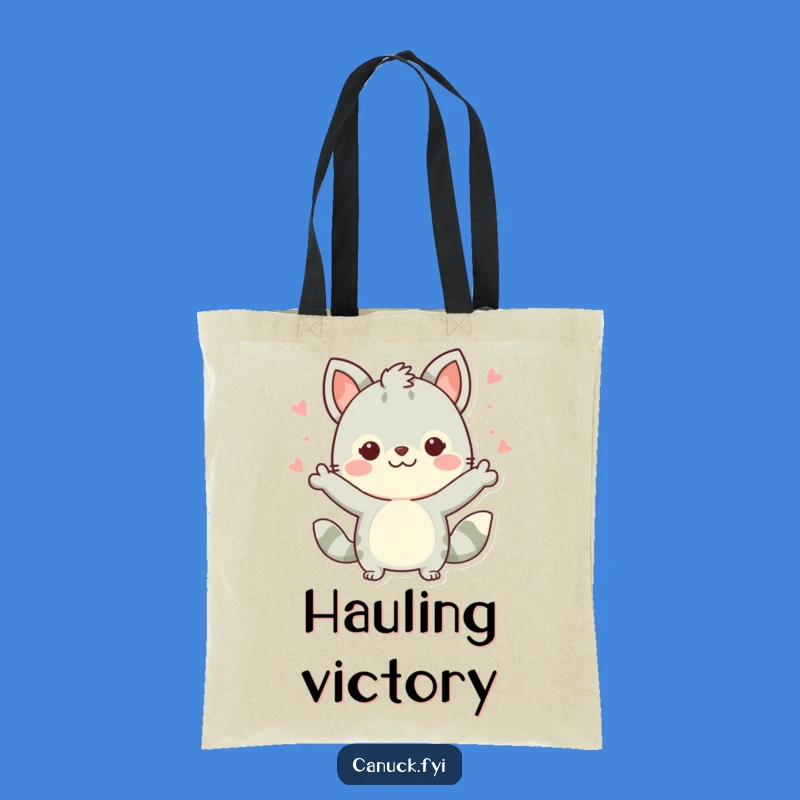 Funny Cute Dog Tote Bag: Carry Your Celebration in Style